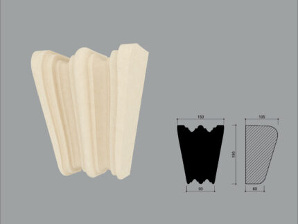 Cheie de bolta FPCB11 din EPS+Rasina de dimensiuni 190x105x150mm